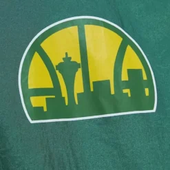 Men Mitchell & Ness Jackets & Outerwear-Undeniable Full Zip Windbreaker Seattle Supersonics