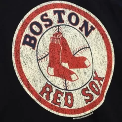 Men Mitchell & Ness T-Shirts & Tops-Under The Lights Tee Boston Red Sox