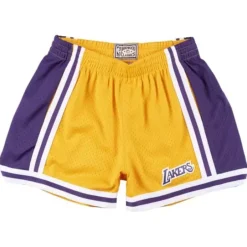 Woman Mitchell & Ness Shorts-Unisex Jump Shot Shorts Los Angeles Lakers