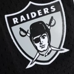 Men Mitchell & Ness Shorts-Unisex Jump Shot Shorts Oakland Raiders