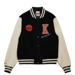 Men Mitchell & Ness Jackets & Outerwear-Unisex Varsity Jacket New York Knicks