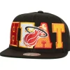 Mitchell & Ness Snapback-Varsity Bust Snapback Hwc Miami Heat