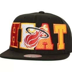 Mitchell & Ness Snapback-Varsity Bust Snapback Hwc Miami Heat