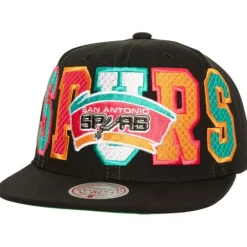 Mitchell & Ness Snapback-Varsity Bust Snapback Hwc San Antonio Spurs