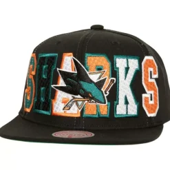 Mitchell & Ness Snapback-Varsity Bust Snapback San Jose Sharks