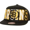 Mitchell & Ness Snapback-Varsity Bust Snapback Vntg Boston Bruins