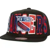 Mitchell & Ness Snapback-Varsity Bust Snapback Vntg New York Rangers
