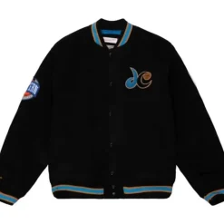 Men Mitchell & Ness Jackets & Outerwear-Varsity Jacket Washington Wizards