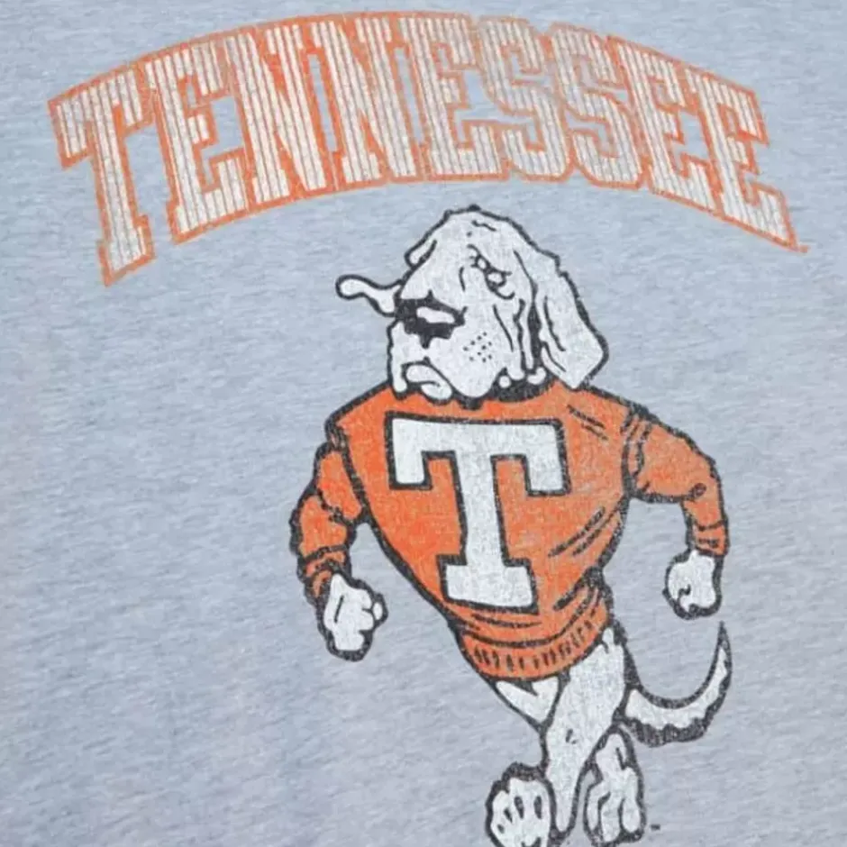 Men Mitchell & Ness T-Shirts & Tops-Vintage Arch Tee University Of Tennessee