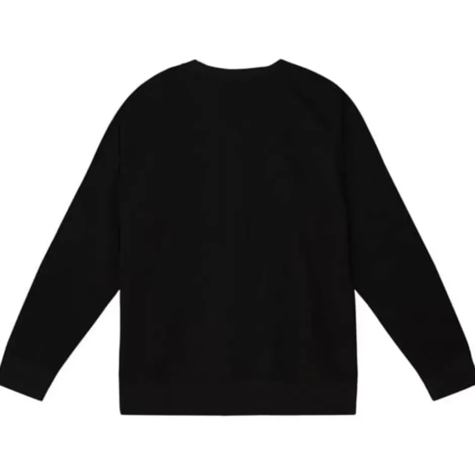 Men Mitchell & Ness Hoodies & Sweatshirts-Vintage Big Logo Crew Los Angeles Lakers