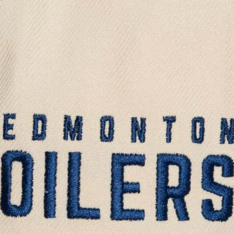 Mitchell & Ness Snapback-Vintage Cream Snapback Edmonton Oilers