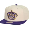 Mitchell & Ness Snapback-Vintage Cream Snapback Los Angeles Kings