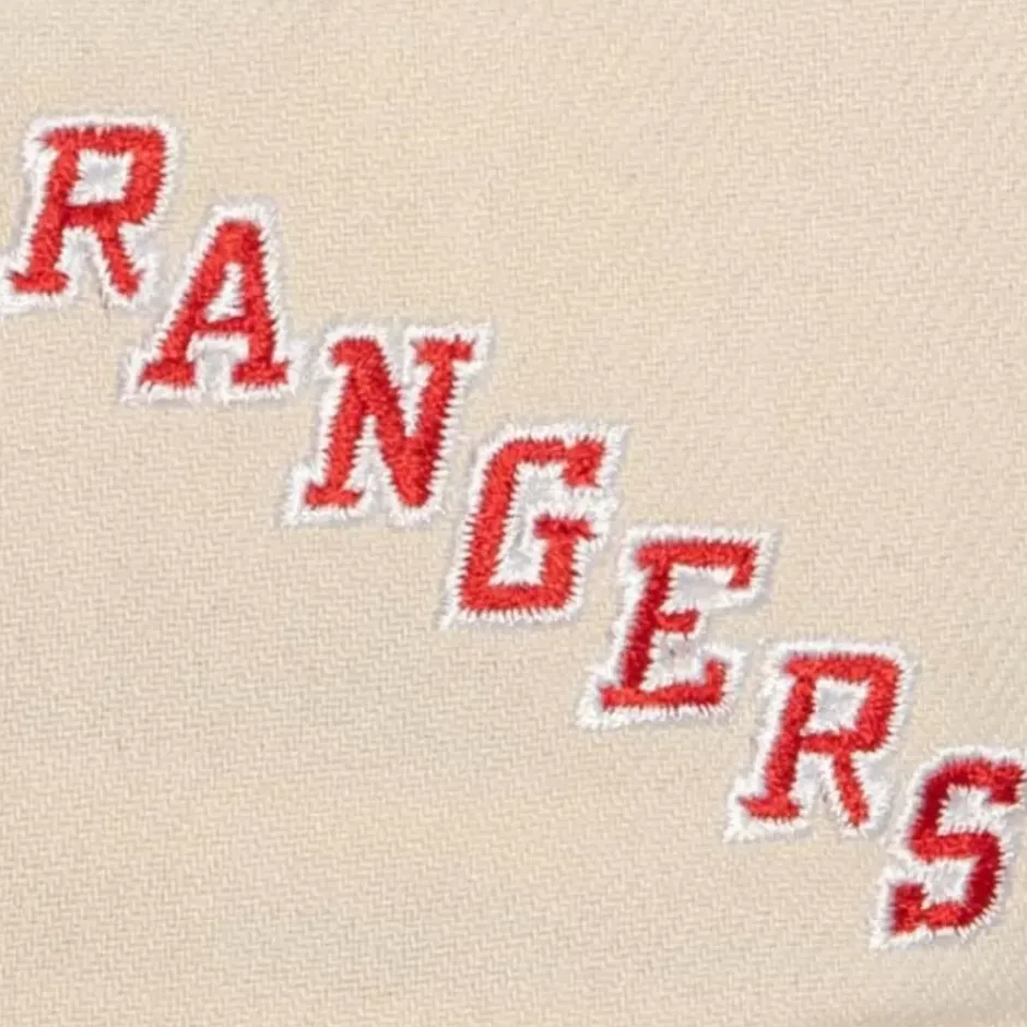 Mitchell & Ness Snapback-Vintage Cream Snapback New York Rangers