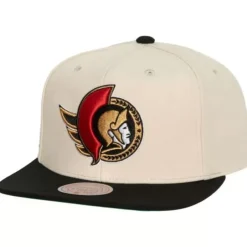 Mitchell & Ness Snapback-Vintage Cream Snapback Ottawa Senators