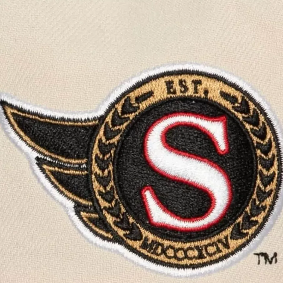 Mitchell & Ness Snapback-Vintage Cream Snapback Ottawa Senators