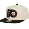 Mitchell & Ness Snapback-Vintage Cream Snapback Philadelphia Flyers