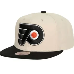 Mitchell & Ness Snapback-Vintage Cream Snapback Philadelphia Flyers