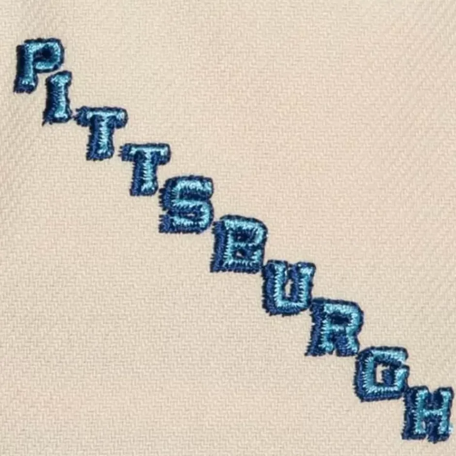 Mitchell & Ness Snapback-Vintage Cream Snapback Pittsburgh Penguins