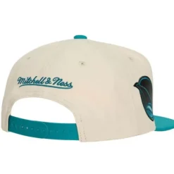 Mitchell & Ness Snapback-Vintage Cream Snapback San Jose Sharks