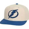 Mitchell & Ness Snapback-Vintage Cream Snapback Tampa Bay Lightning