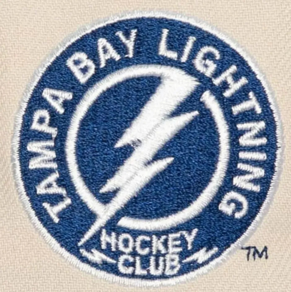 Mitchell & Ness Snapback-Vintage Cream Snapback Tampa Bay Lightning