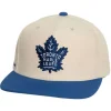 Mitchell & Ness Snapback-Vintage Cream Snapback Toronto Maple Leafs