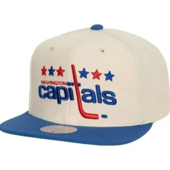 Mitchell & Ness Snapback-Vintage Cream Snapback Washington Capitals