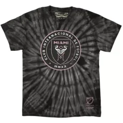 Men Mitchell & Ness T-Shirts & Tops-Vintage Logo Tie Dye Tee Inter Miami Cf