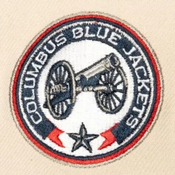 Mitchell & Ness Snapback-Vintage Off-White Snapback Columbus Blue Jackets