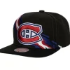 Mitchell & Ness Snapback-Vintage Paintbrush Snapback Montreal Canadiens