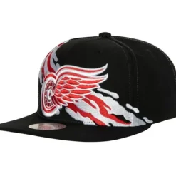 Mitchell & Ness Snapback-Vintage Paintbrush Snapback Detroit Red Wings