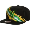 Mitchell & Ness Snapback-Vintage Paintbrush Snapback Minnesota North Stars