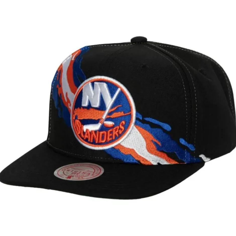 Mitchell & Ness Snapback-Vintage Paintbrush Snapback New York Islanders