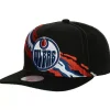 Mitchell & Ness Snapback-Vintage Paintbrush Snapback Edmonton Oilers