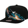 Mitchell & Ness Snapback-Vintage Paintbrush Snapback San Jose Sharks