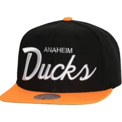 Mitchell & Ness Snapback-Vintage Script Snapback Anaheim Ducks