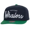 Mitchell & Ness Snapback-Vintage Script Snapback Hartford Whalers