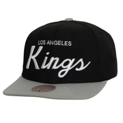 Mitchell & Ness Snapback-Vintage Script Snapback Los Angeles Kings