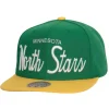 Mitchell & Ness Snapback-Vintage Script Snapback Minnesota North Stars