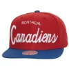 Mitchell & Ness Snapback-Vintage Script Snapback Montreal Canadiens