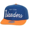 Mitchell & Ness Snapback-Vintage Script Snapback New York Islanders