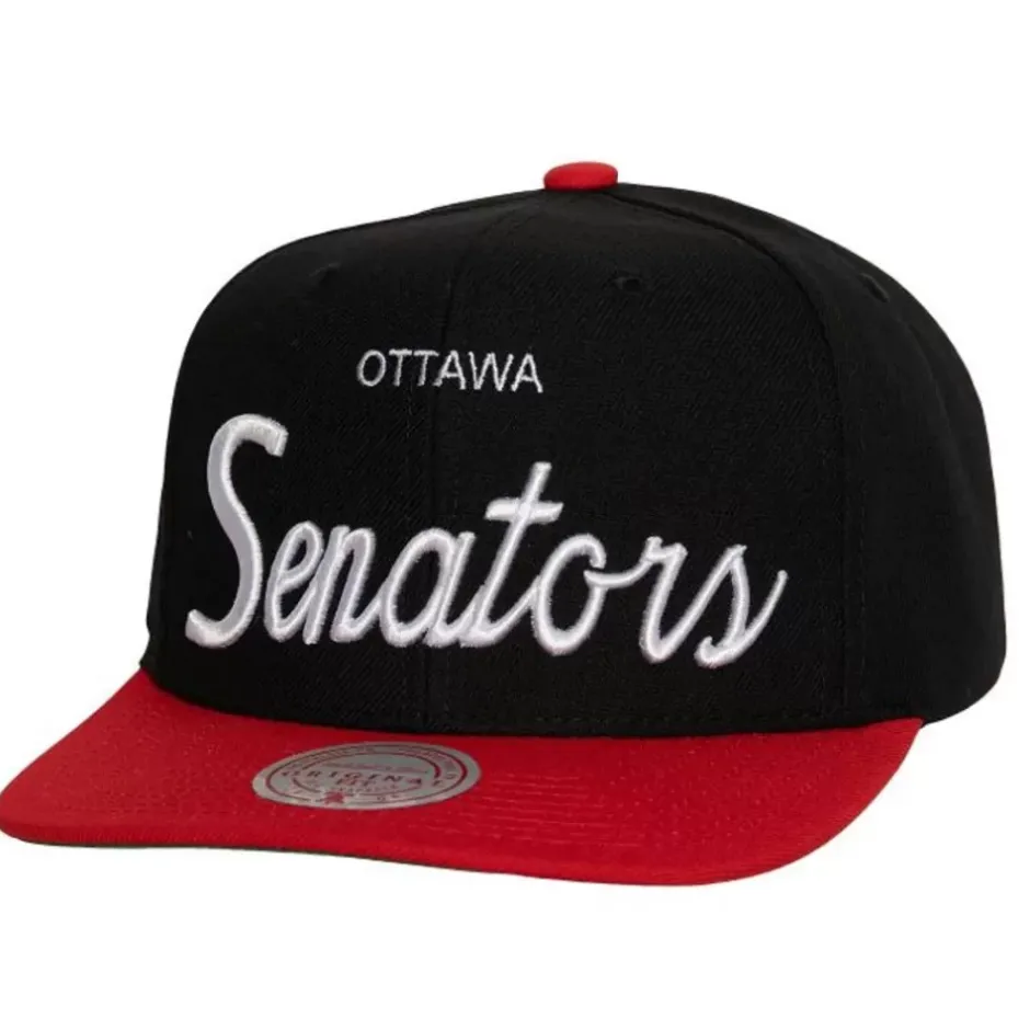 Mitchell & Ness Snapback-Vintage Script Snapback Ottawa Senators