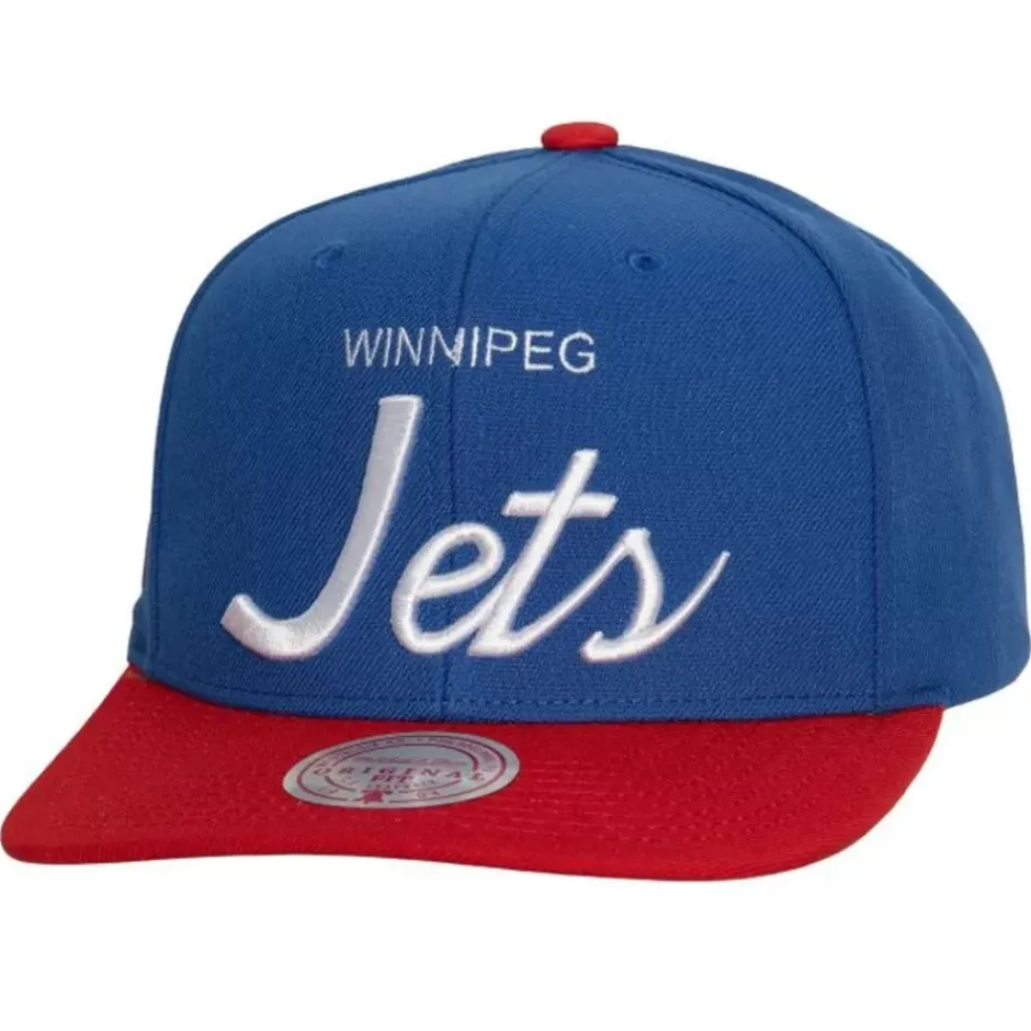 Mitchell & Ness Snapback-Vintage Script Snapback Winnipeg Jets