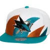 Mitchell & Ness Snapback-Vintage Sharktooth Snapback San Jose Sharks
