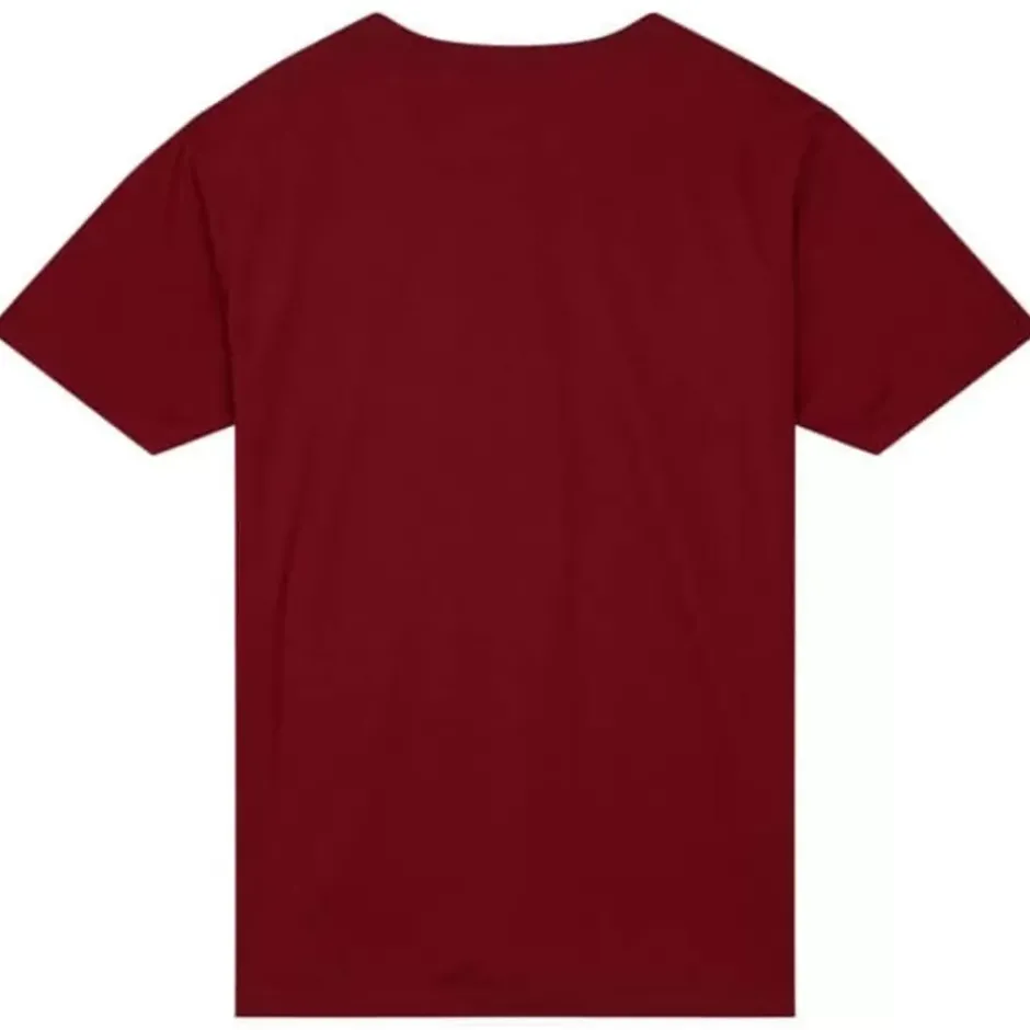 Men Mitchell & Ness T-Shirts & Tops-Vintage Stripes Tee University Of Arkansas