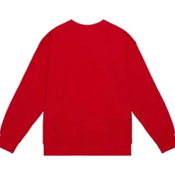 Men Mitchell & Ness Hoodies & Sweatshirts-Vtg Super Bowl Crew Kansas City Chiefs