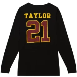Men Mitchell & Ness T-Shirts & Tops-Washington Legacy N&N Ls Tee Sean Taylor