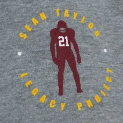 Men Mitchell & Ness Hoodies & Sweatshirts-Washington Legacy N&N Zipper Hoody Sean Taylor