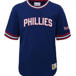 Youth Mitchell & Ness Big Kids-Wild Pitch Top Philadelphia Phillies