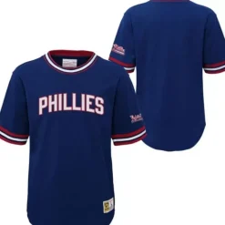 Youth Mitchell & Ness Big Kids-Wild Pitch Top Philadelphia Phillies